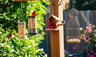 attract birds with feeders