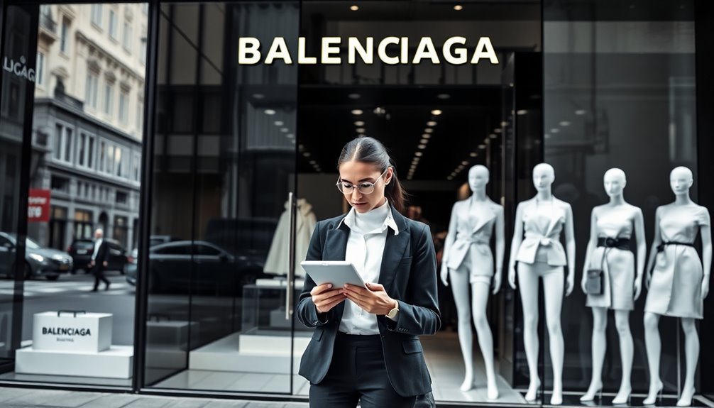 balenciaga internship retail performance