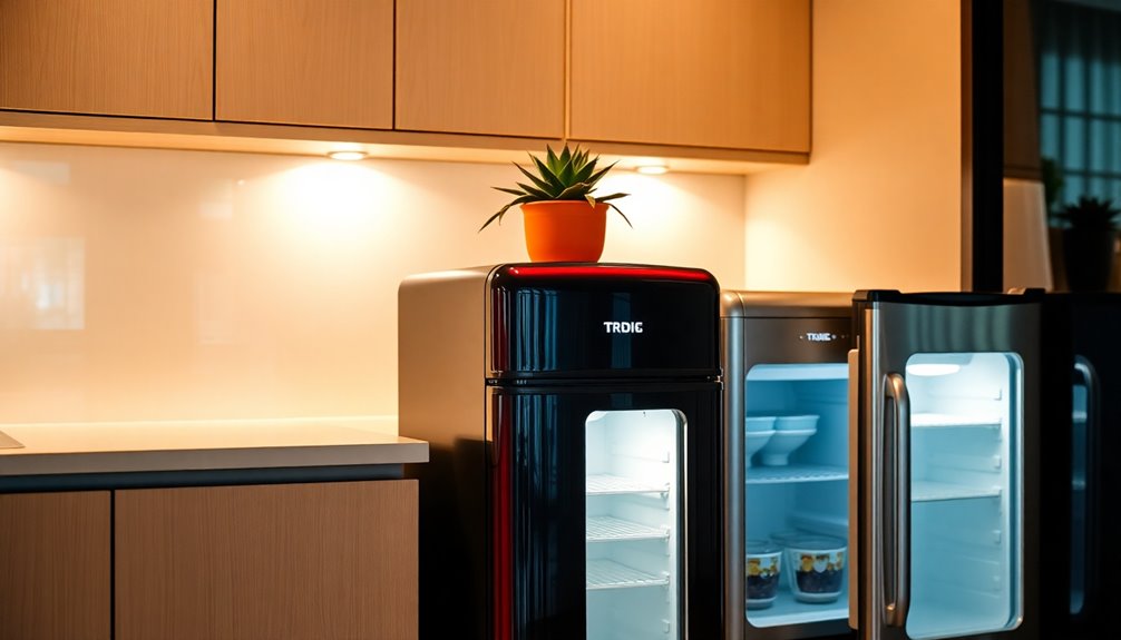 compact and stylish fridges