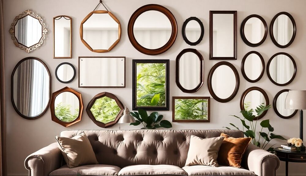 home decor wall mirrors