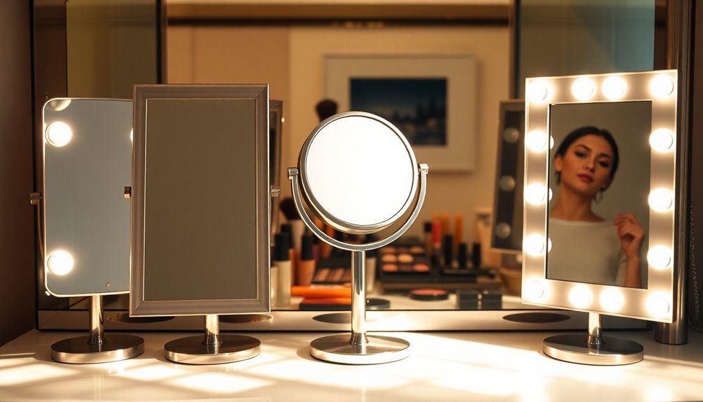 makeup mirror selection criteria