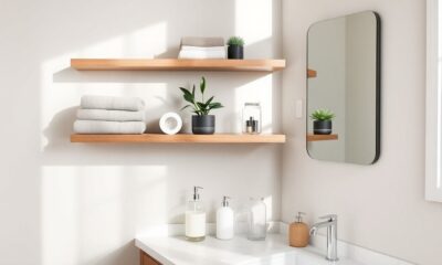 maximize bathroom space stylishly