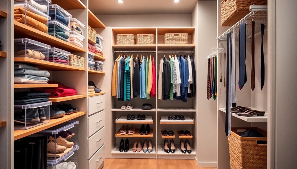 maximize closet organization space