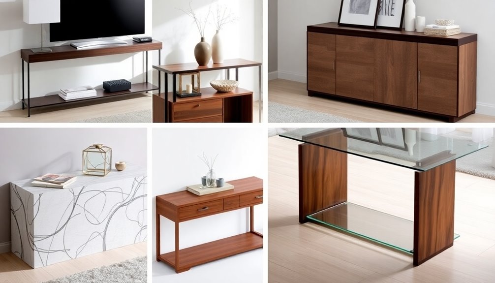 selecting ideal console tables