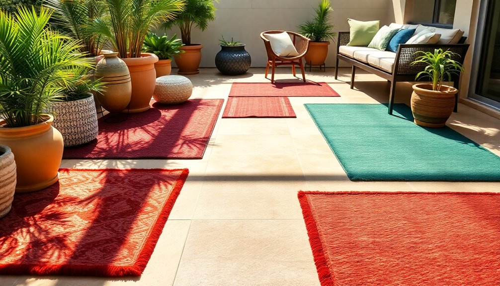 selecting the right outdoor rugs