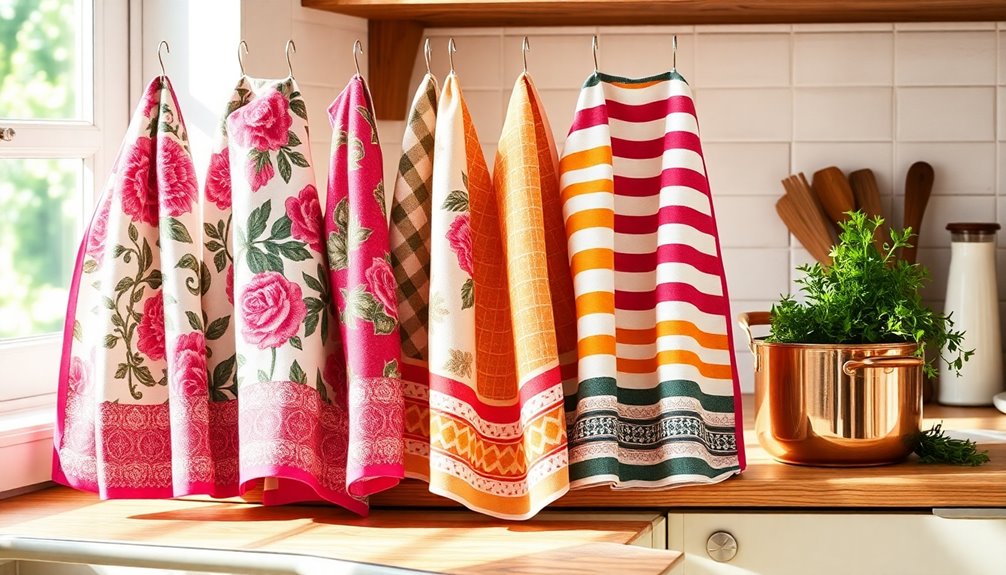 stylish and absorbent kitchen towels