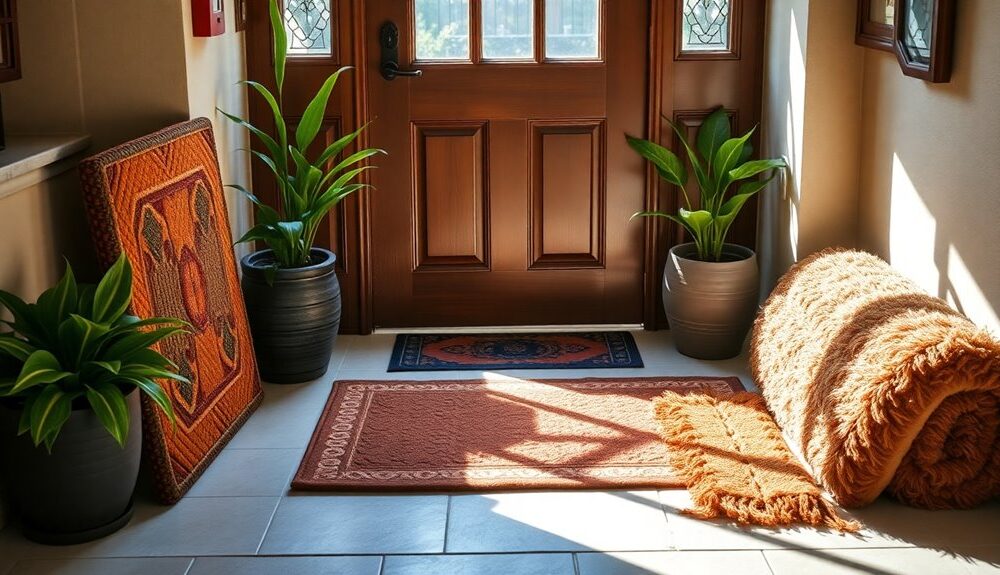 stylish and comfortable door mats