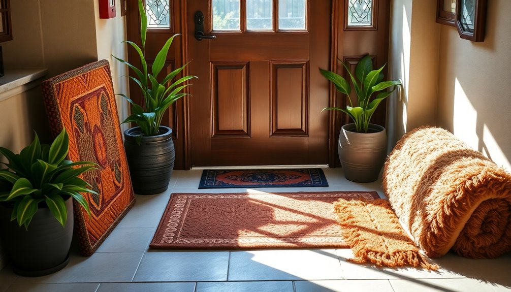 stylish and comfortable door mats