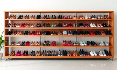 stylish and organized footwear storage