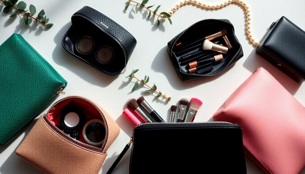 stylish and organized makeup bags