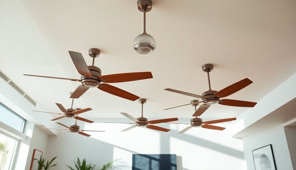 stylish cooling ceiling fans