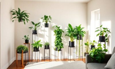 stylish indoor plant displays