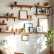 stylish space saving wall shelves