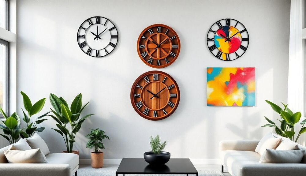 stylish wall clocks collection