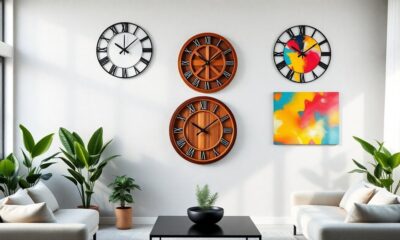 stylish wall clocks collection