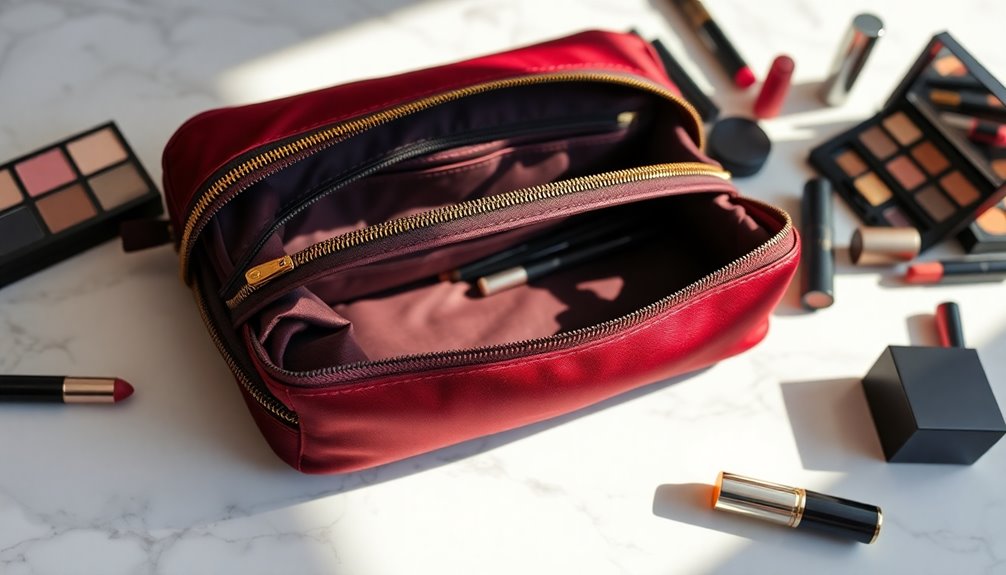 travel makeup bag essentials