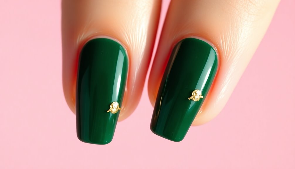 trendy short nail colors