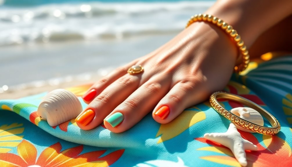 vacation nail designs inspiration