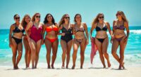 affordable stylish bathing suits