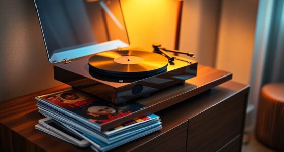 bluetooth enabled retro record players