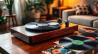 bluetooth enabled vintage turntables