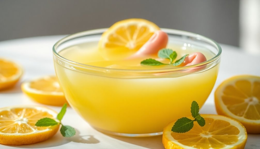 brighten nails with lemon