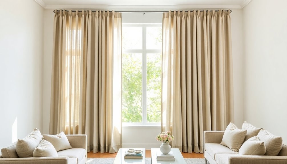 choosing living room curtains