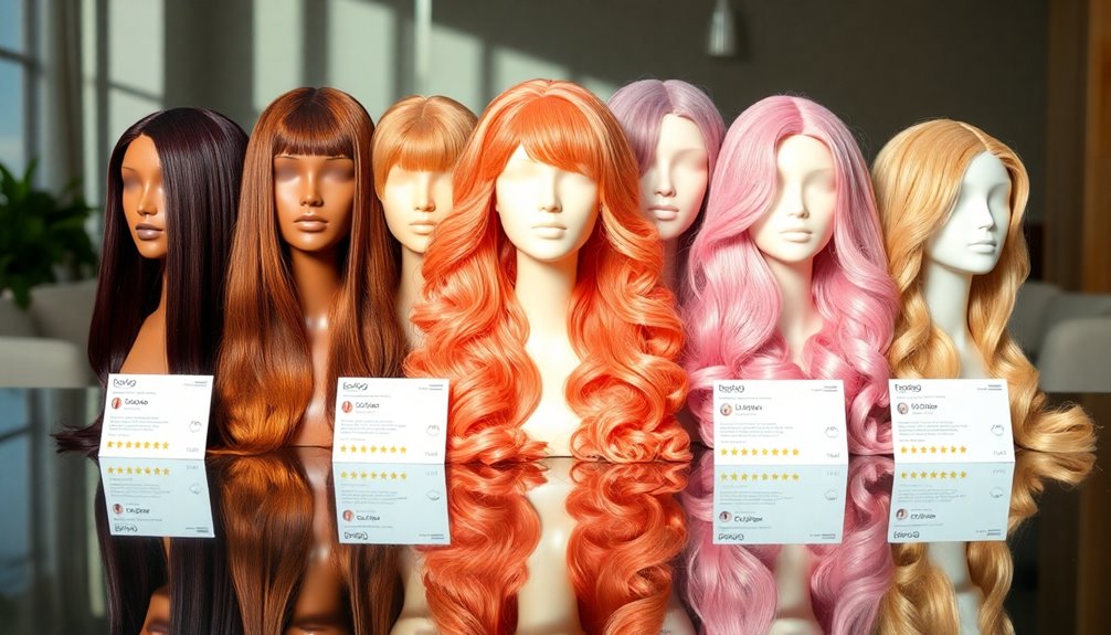 choosing wigs on amazon