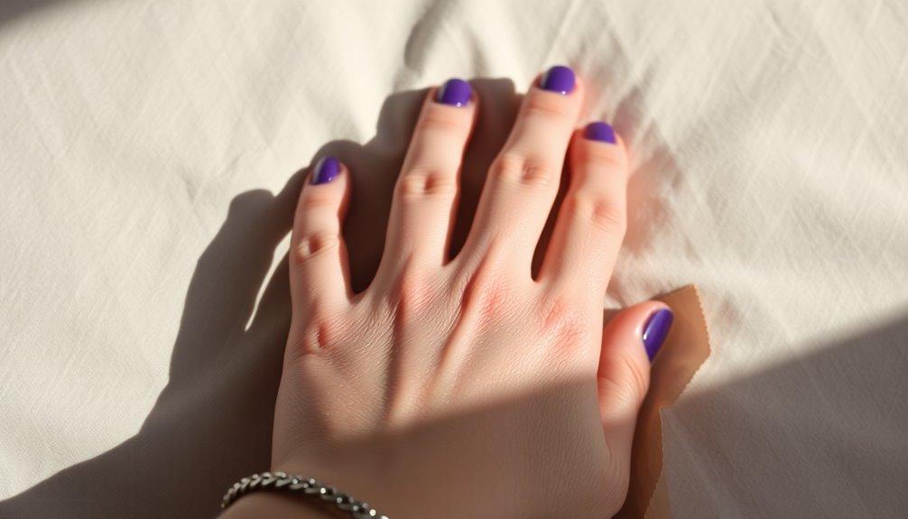 diabetes causing purple nails