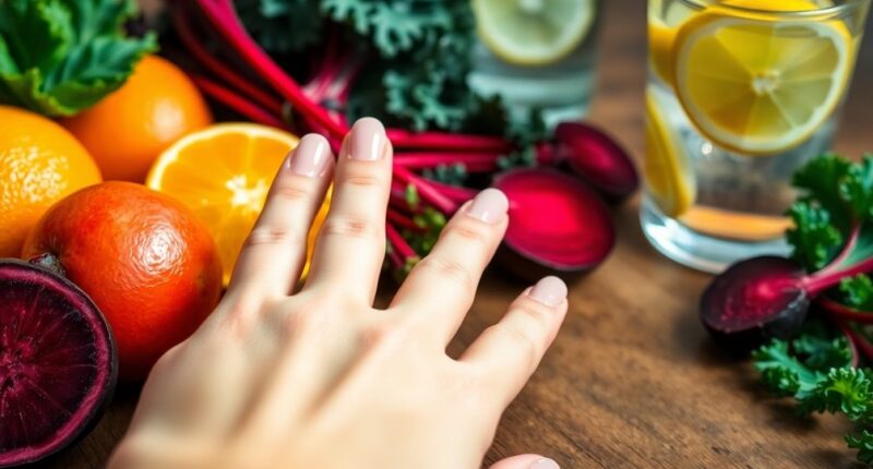 diet influences nail health