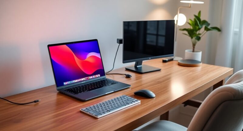 home office tech setup