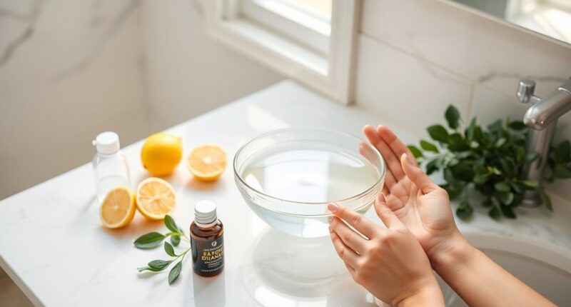 home remedies for green nails