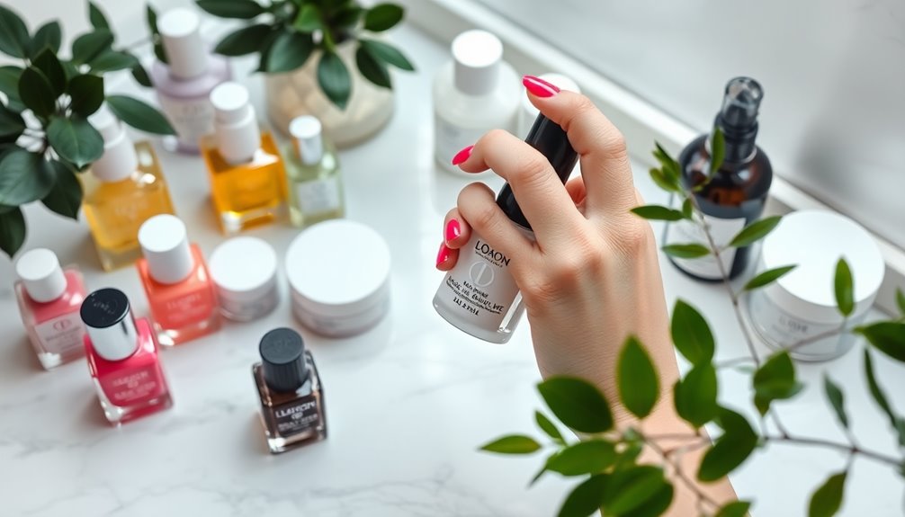 nail care product selection