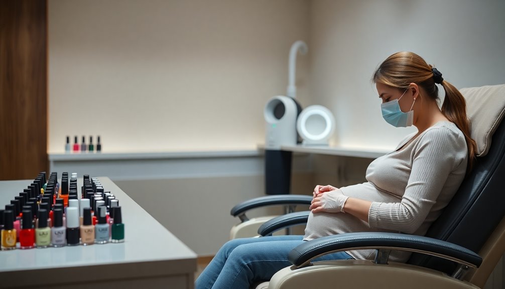 nail salon pregnancy precautions