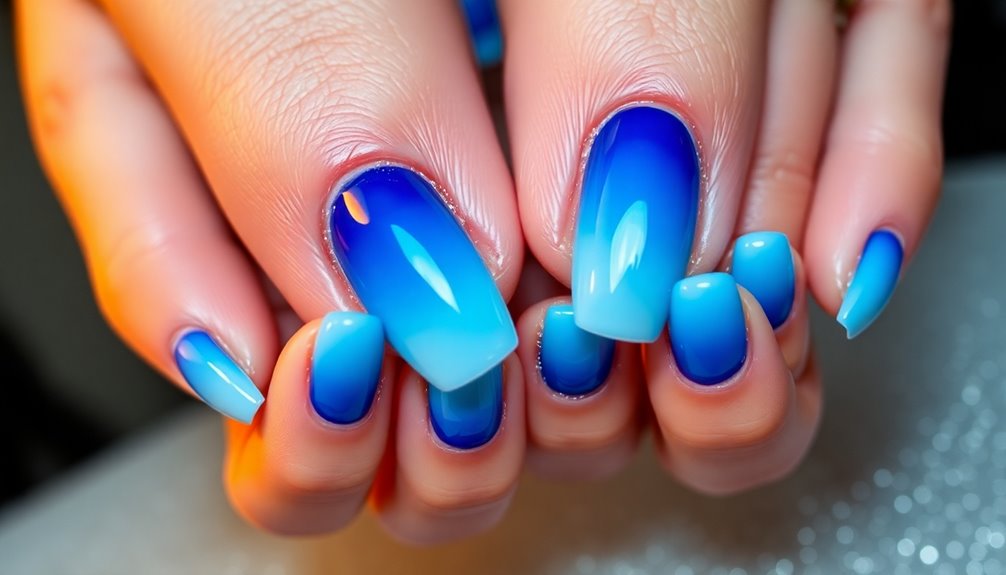 ombre nail art showcase