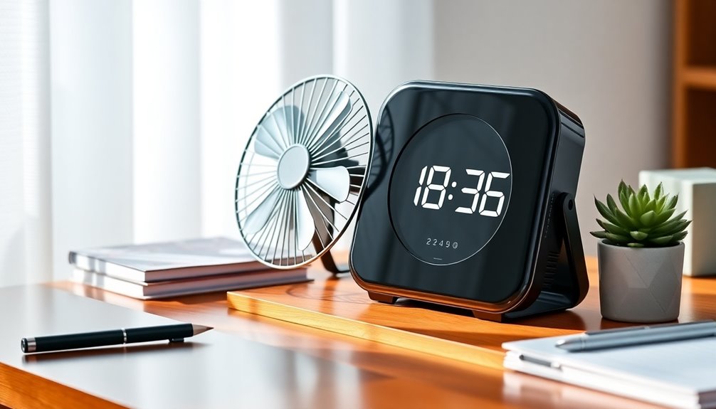 optimize desk fan alarm