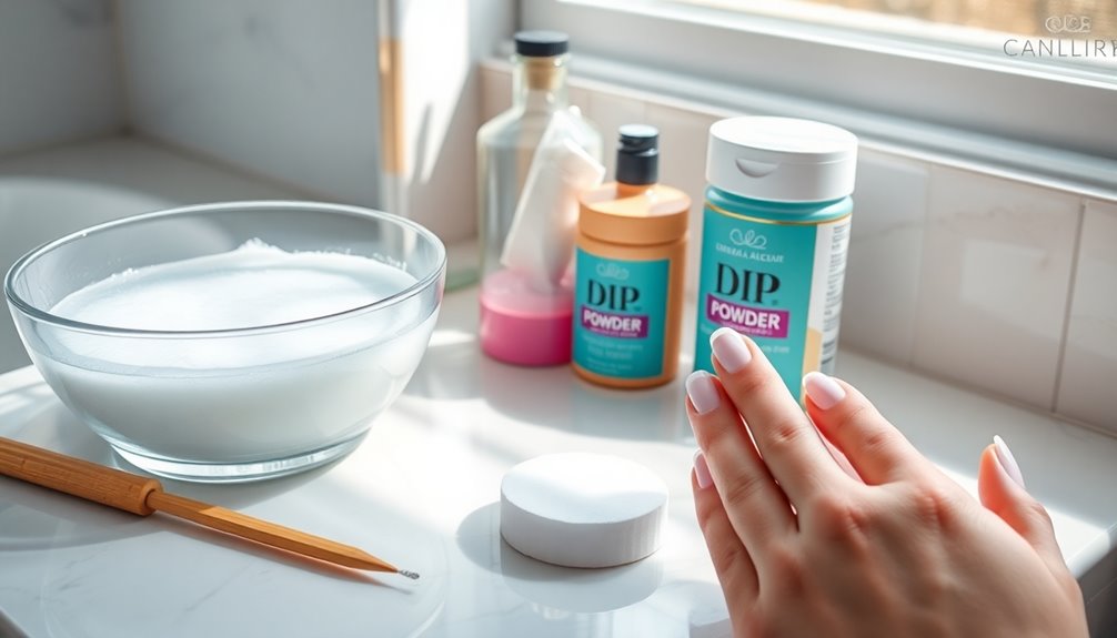 remove dip nails safely