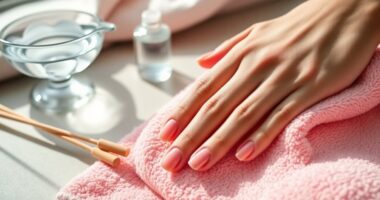 remove press on nails safely