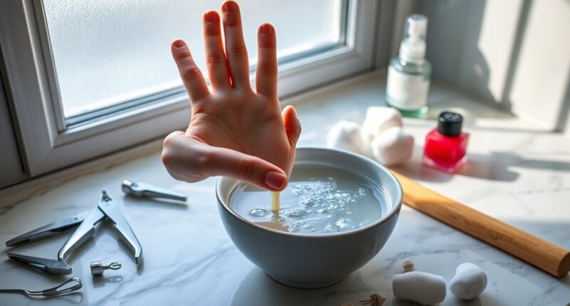 removing acrylic nails safely