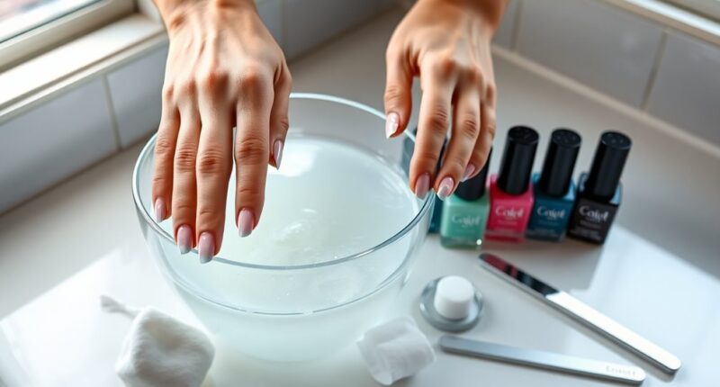 removing gel nails safely