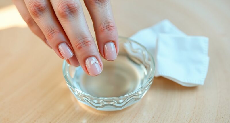 removing nail glue safely