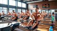 rowing workouts calories and toning