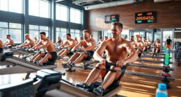 rowing workouts calories and toning