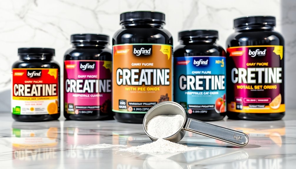 selecting creatine on amazon