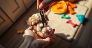 trim puppy nails safely