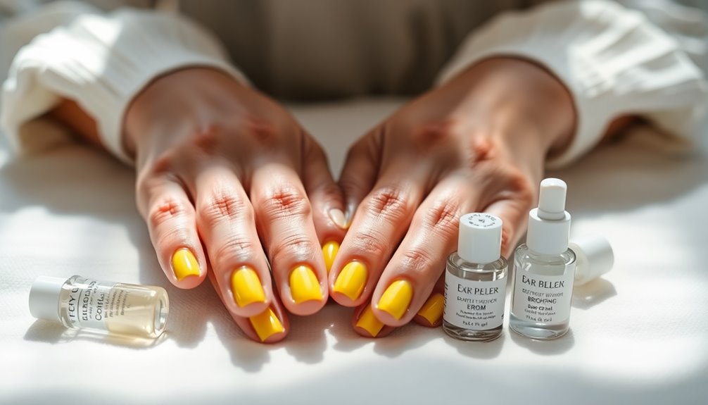 yellow nails treatment options