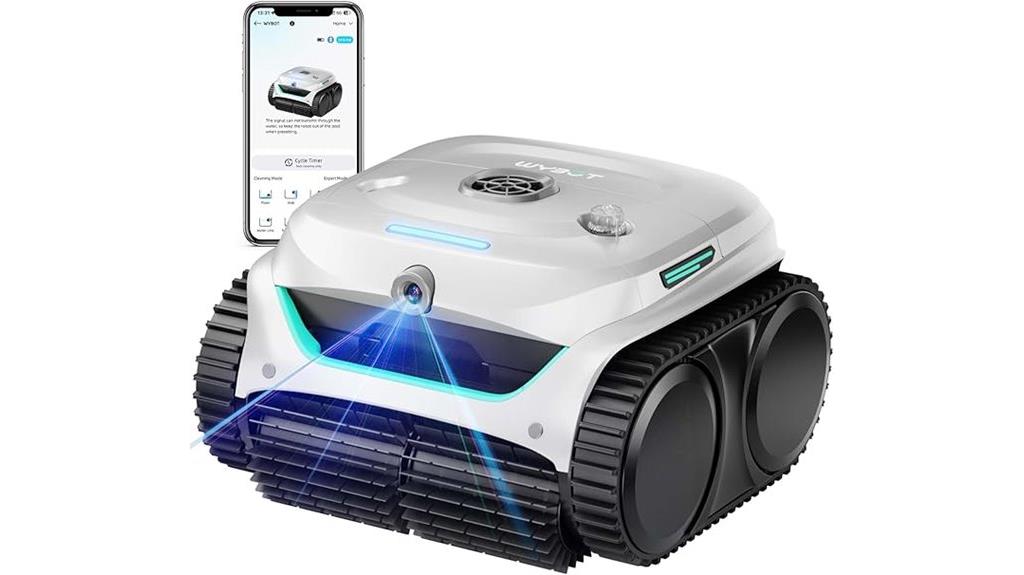 ai camera robotic pool cleaner