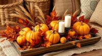 autumn themed boho home decor