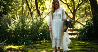 bohemian wedding fashion