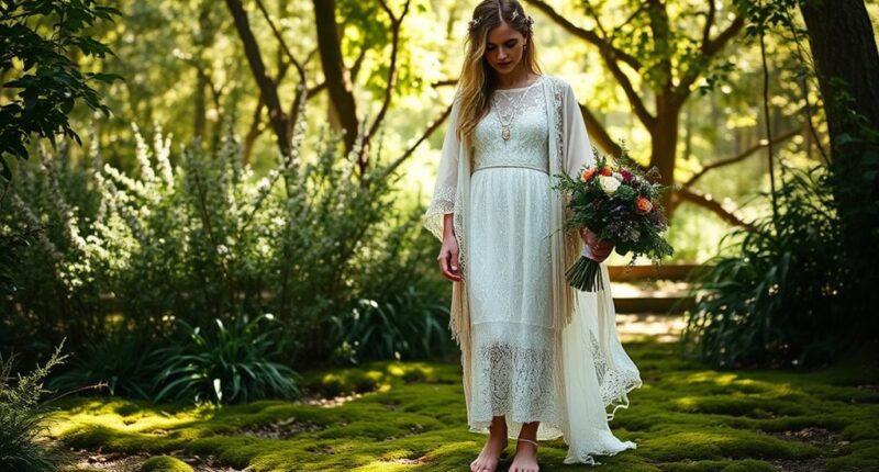 bohemian wedding fashion